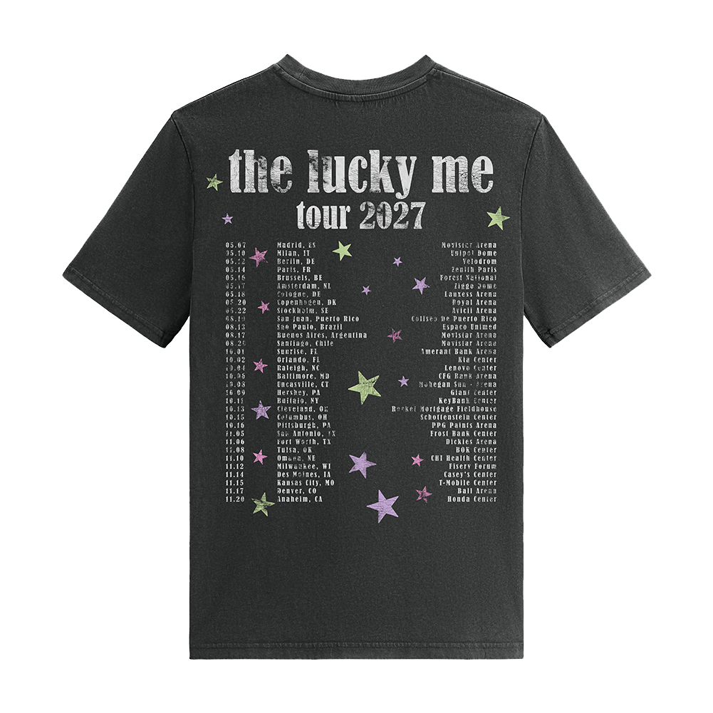 the lucky me tour 2027 tee